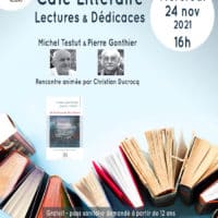 Café littéraire, lectures et dédicaces avec Michel Testut et Pierre Gonthier