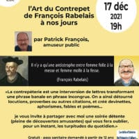 Conférence "l’Art du Contrepet de François Rabelais à nos jours" par Patrick François, amuseur public